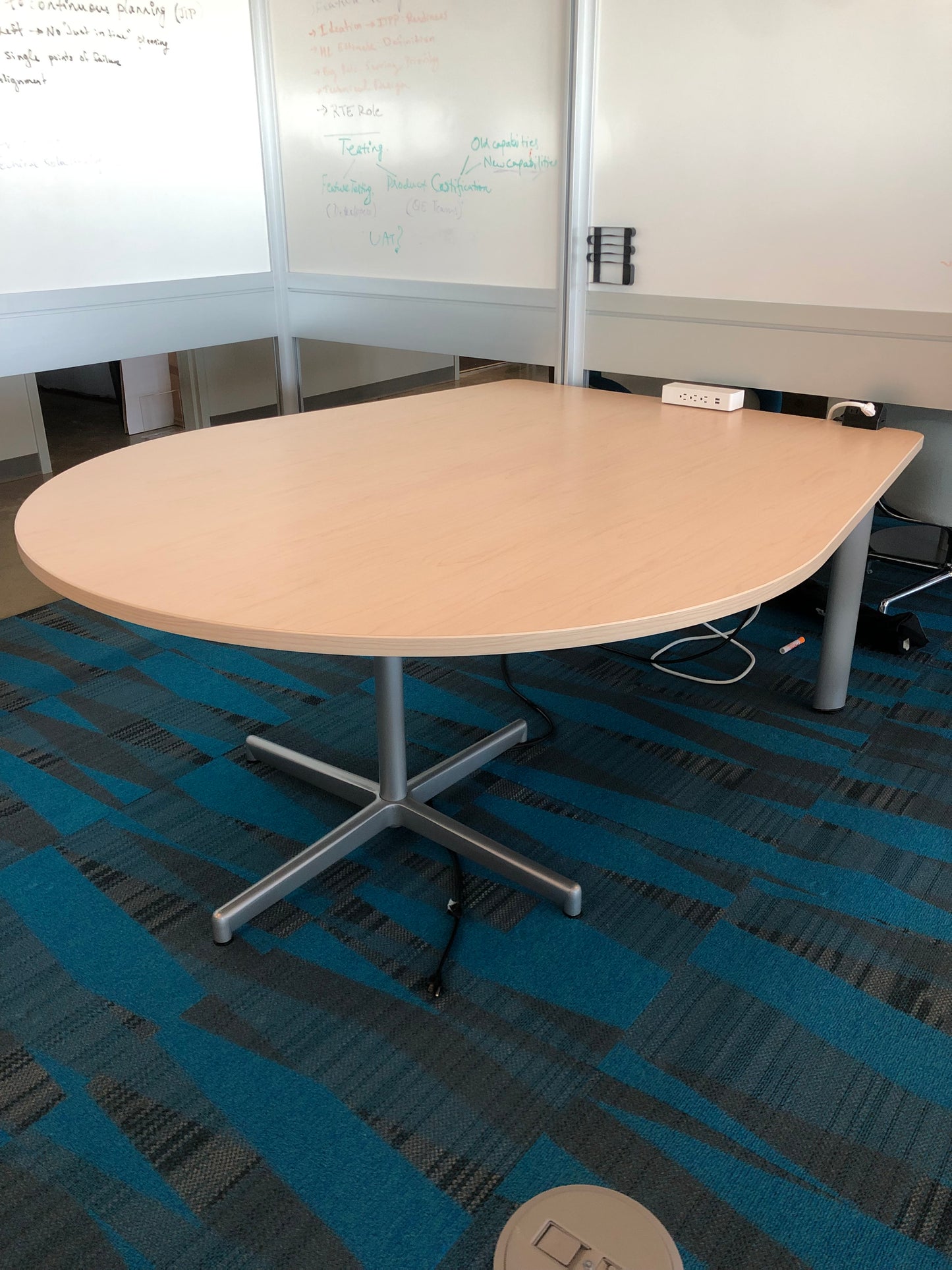 STEELCASE D-TOP TABLE