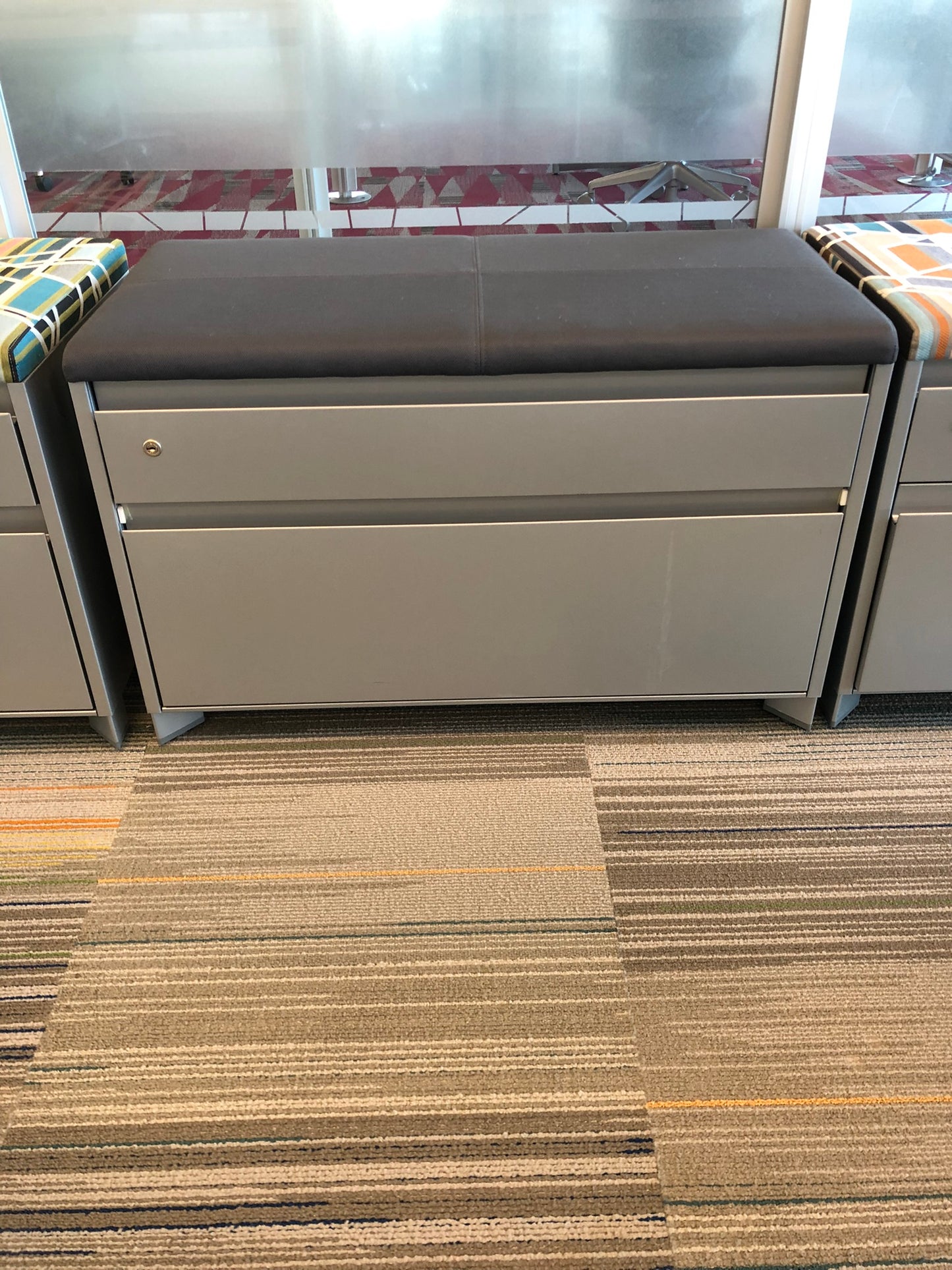 STEELCASE | 1 1/2H DRAWER/DRAWER LATERAL FILE , FLUSH STEEL FRONT