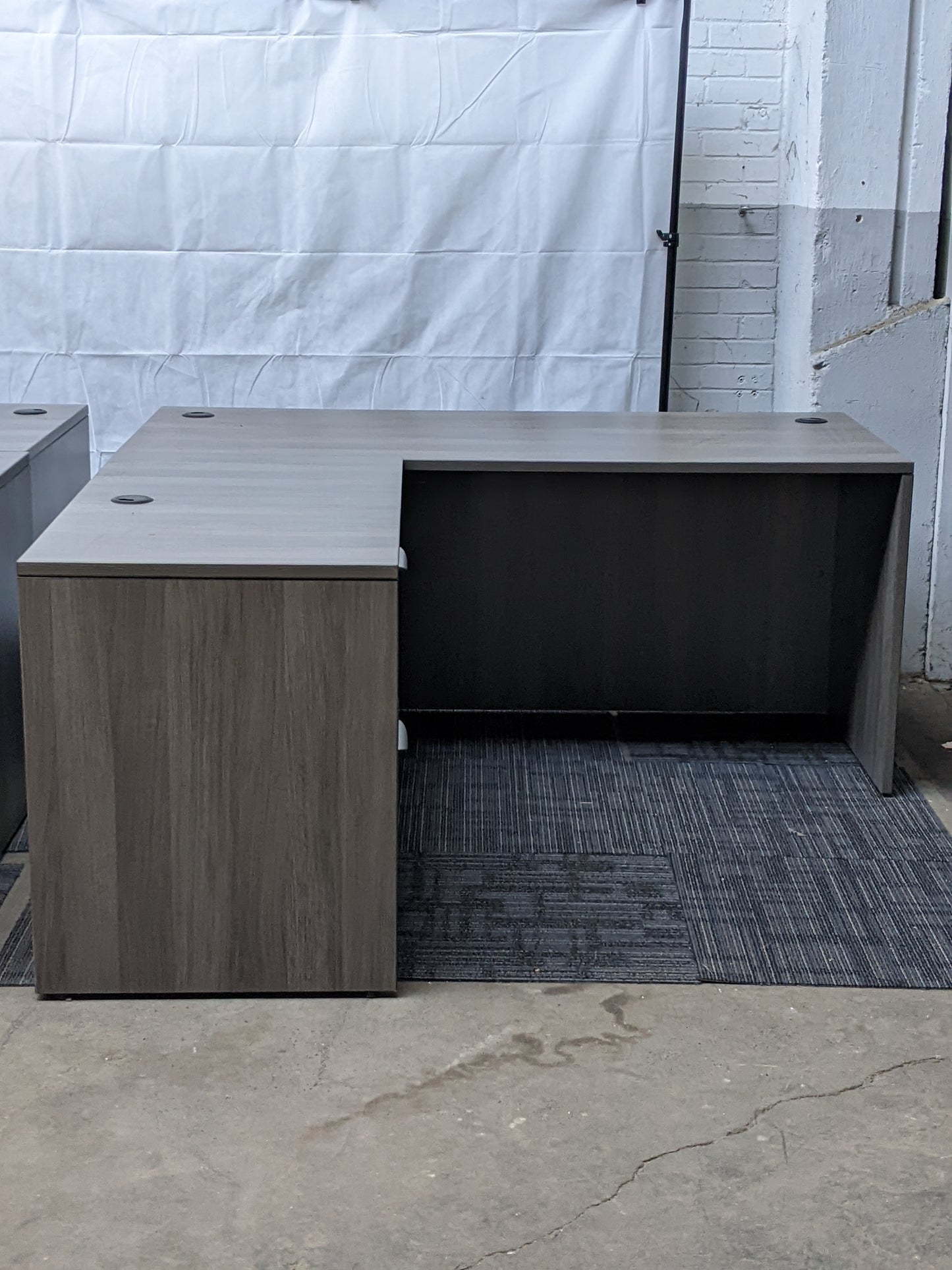 OFFICES TO GO L-SHAPED DESK LEFT-HAND