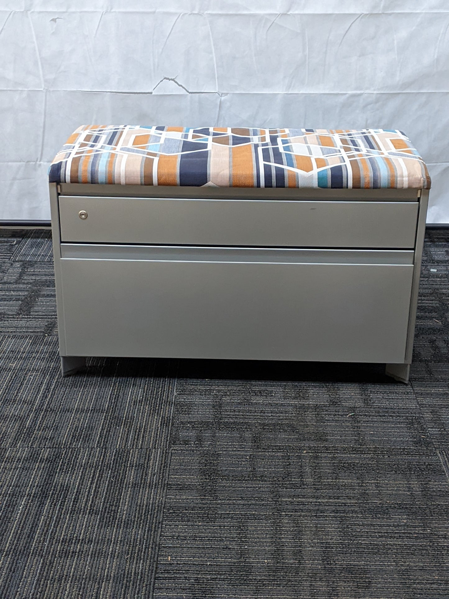 STEELCASE | 1 1/2 DRAWER/DRAWER LATERAL FILE FLUSH STEEL FRONT