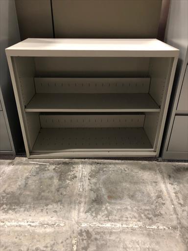 STEELCASE 2H OPEN CABINET 4682 GREY VALUE 1