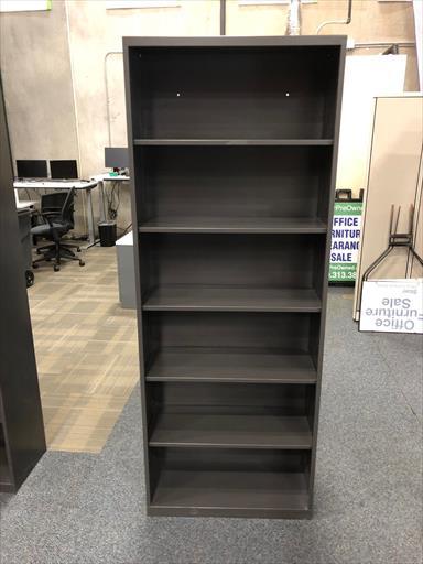 6 HIGH ADJUSTABLE SHELF BOOKCASE