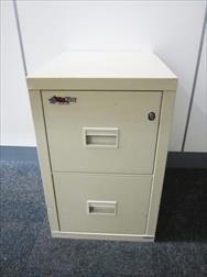 FIRE KING TURTLE FIRE PROOF 2 DRAWER VERTICAL FILE