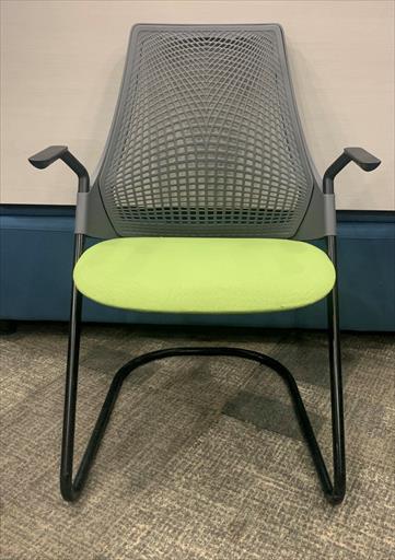 HERMAN MILLER SAYL SIDE CHAIR SLED BASE