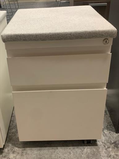 HAWORTH MOBILE BOXFILE PEDESTAL W SEAT CUSHION