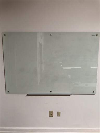 QUARTET 48H X72W MAGNETIC GLASS MARKERBOARD