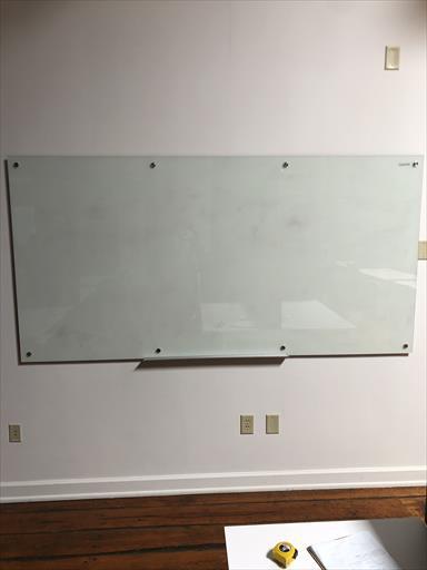 QUARTET 48H X96W MAGNETIC GLASS MARKERBOARD