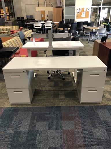 DOUBLE PEDESTAL DESK