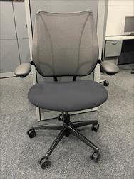 HUMANSCALE LIBERTY TASK CHAIR BLACK FABRIC SEAT