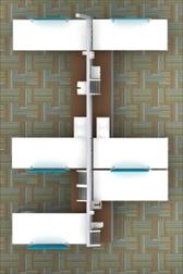 STEELCASE ANSWER 6X6 WORKSTATION 6 PACK VERSION 2