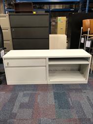 STEELCASE | COMBINATION STORAGE CREDENZA, RIGHT - HAND OPEN END