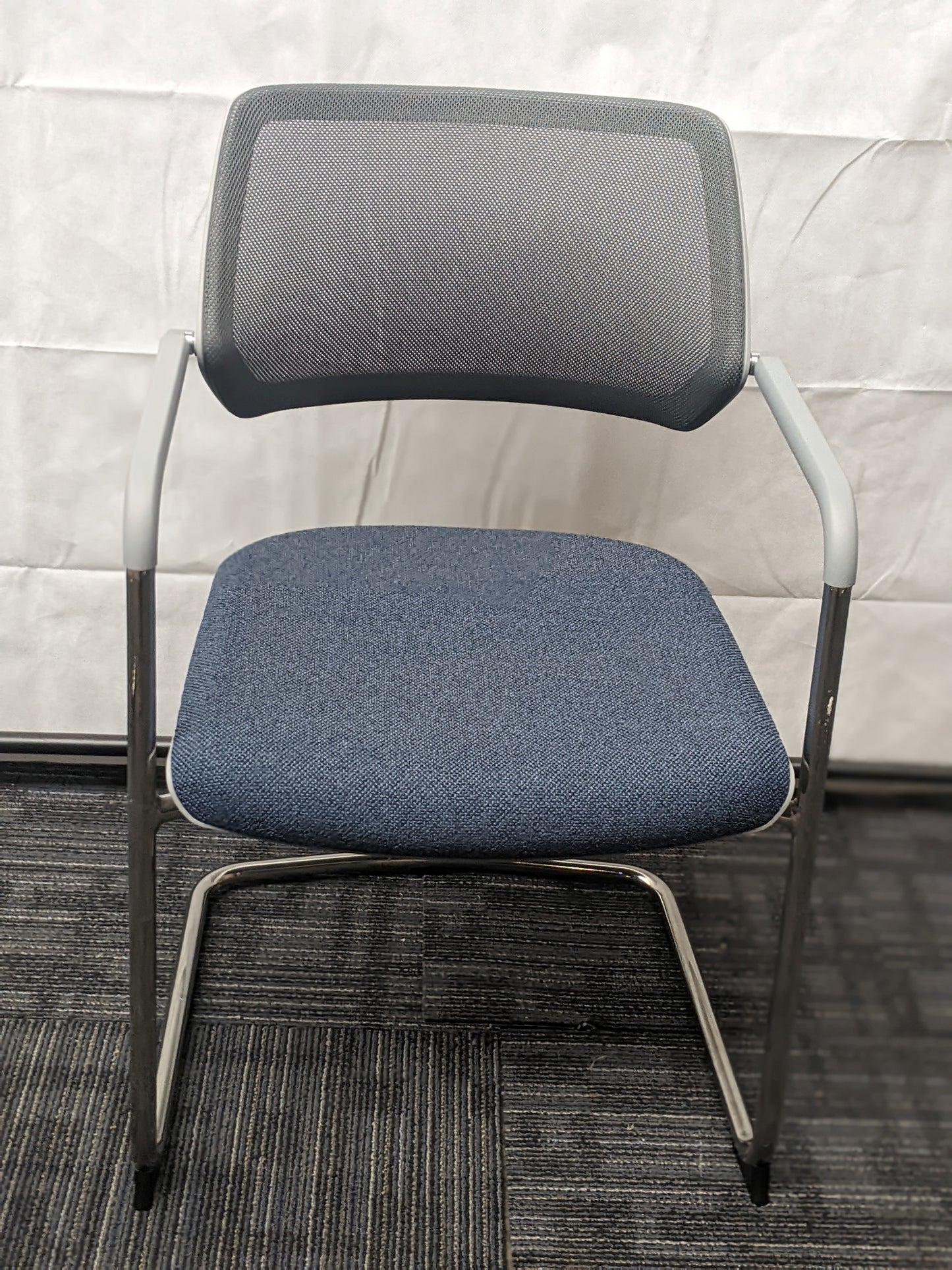 STEELCASE QiVi CHAIR SLED BASE MESH BACK