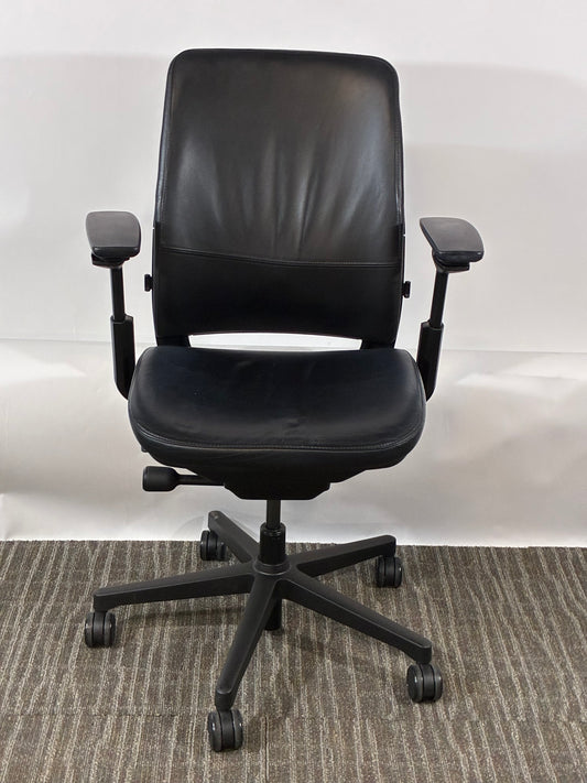 STEELCASE | AMIA TASK CHAIR, SEWN LEATHER