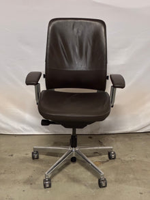 Amia Task Chair, Sewn Leather