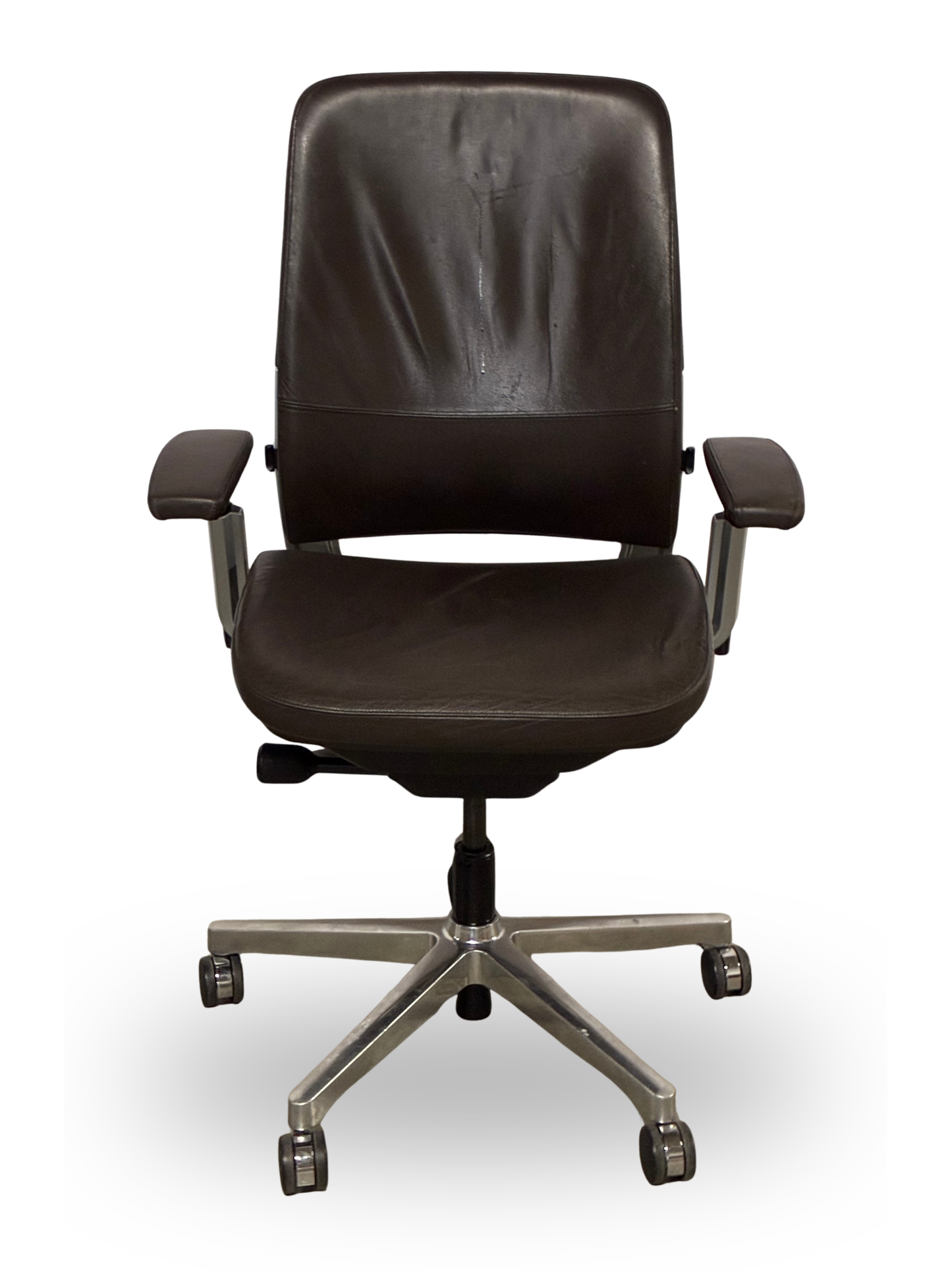 Amia Task Chair, Sewn Leather