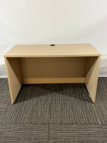 Wooden steelcase desk