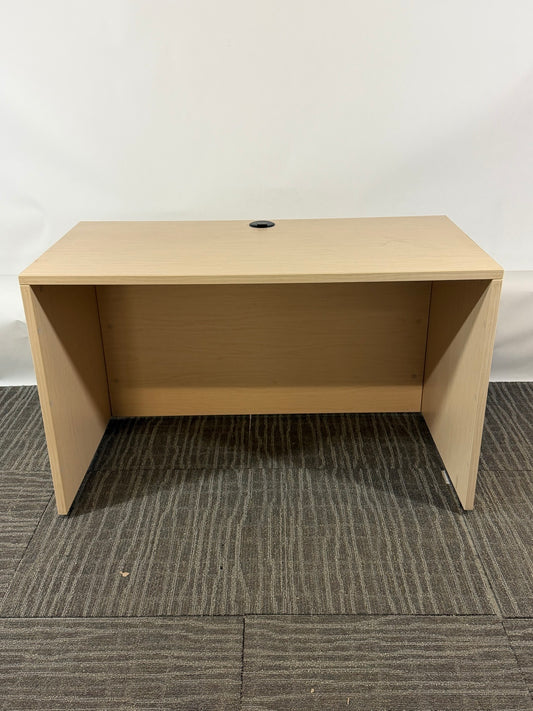 Wooden steelcase desk
