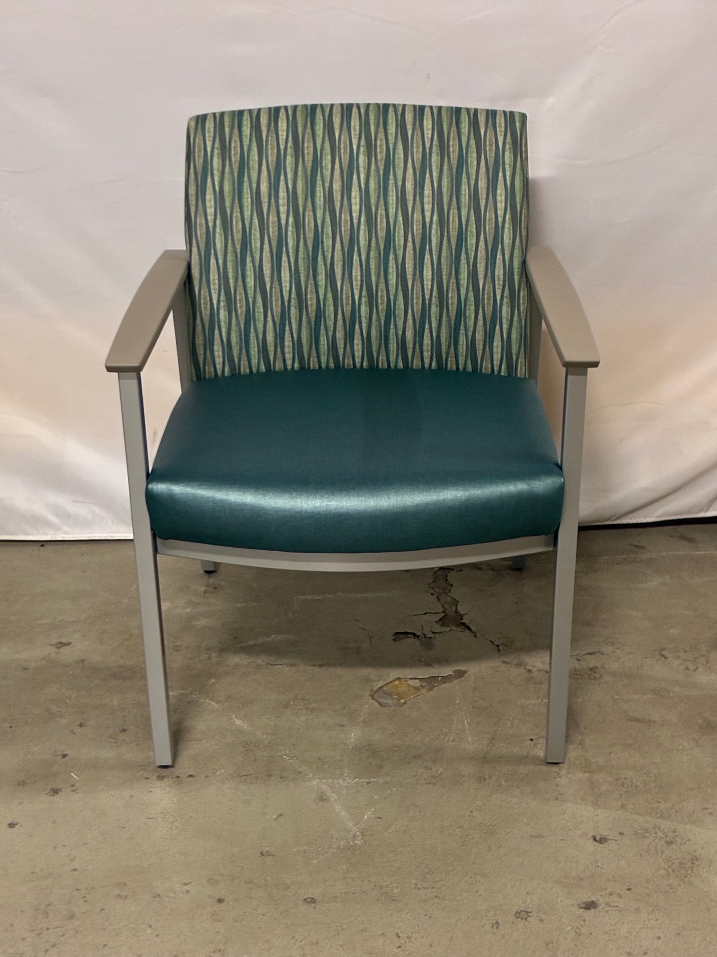 OFS | SILVR ION METAL, GUEST CHAIR