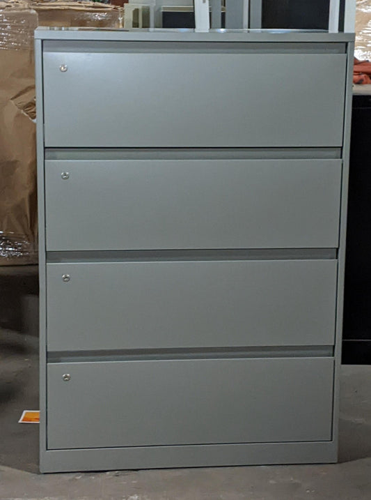 STEELCASE 4 DRAWER LATERAL FILE
