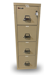 Vertical 4-Drawer Fireproof File Cabinet