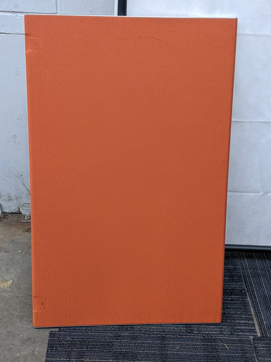 STEELCASE PRIVACY SCREEN, ORANGE