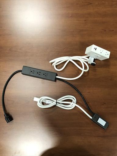STEELCASE POWER STRIP INTRO WITH 4 UNDER WORKSURFACE OUTLETS