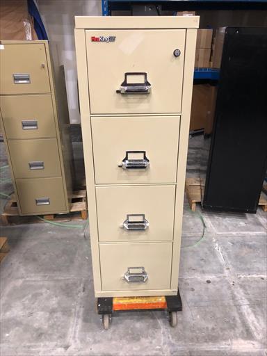 FIRE KING 25 4 DRAWER VERTICAL FIRE FILE