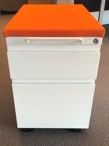 HAWORTH MOBILE BOXFILE PEDESTAL W SEAT CUSHION