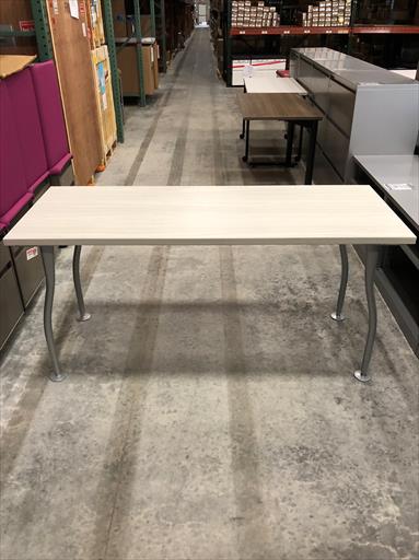 STEELCASE TABLE,  60WX24D