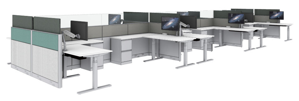 STEELCASE - ANSWER 6X6 WORKSTATION 12-PACK
